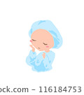 Woman taking care of her skin 116184753