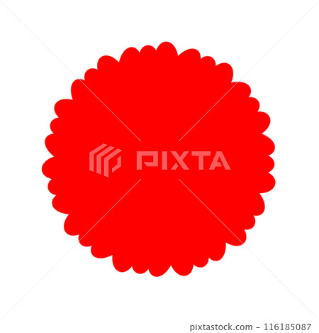 Simple red fluffy frame Simple red fluffy frame 116185087