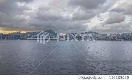 July 1 2024 a Coastline of Kowloon Bay in Hong Kong July 1 2024 a Coastline of Kowloon Bay in Hong Kong 116185659