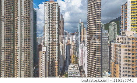 July 1 2024 a Kennedy Town Neighborhood in Hong Kong July 1 2024 a Kennedy Town Neighborhood in Hong Kong 116185743