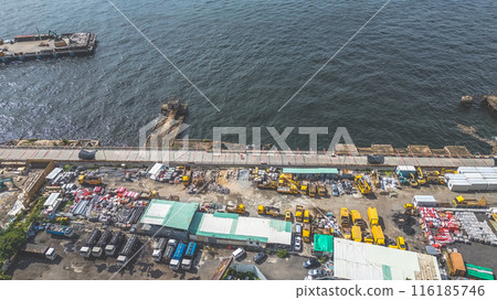 July 1 2024 Promenade Connecting Cadogan Street in Hong Kong 116185746