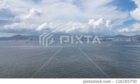 July 1 2024 the Western Harbor in the Hong Kong July 1 2024 the Western Harbor in the Hong Kong 116185750