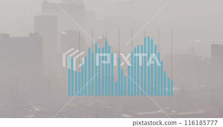 A digital image of global finance, business and data processing 116185777