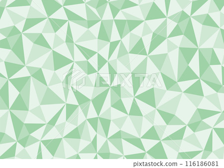 綠色三角多邊形背景圖 116186081