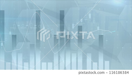 Blue and white background displaying graphs and data points Blue and white background displaying graphs and data points 116186384