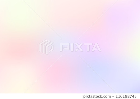 Abstract soft light gradient background in pastel rainbow color. Iridescent blur holographic backdrop 116188743