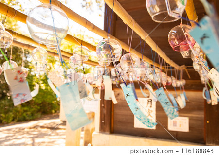 Scenery with wind chimes Scenery with wind chimes 116188843
