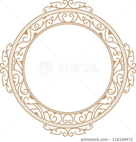 Circle Vintage Frame Round Flourish Border label Circle Vintage Frame Round Flourish Border label 116189472