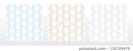 Set of abstract geometric patterns. Seamless vector backgrounds. Colored ornaments Graphic modern patterns Simple lattice graphic design Set of abstract geometric patterns. Seamless vector backgrounds. Colored ornaments Graphic modern patterns Simple lattice graphic design 116189476