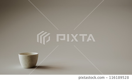 Minimalistic Ceramic Cup 3D Rendering Minimalistic Ceramic Cup 3D Rendering 116189528