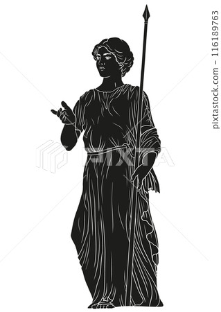 Vector Greek women. Vector Greek women. 116189763