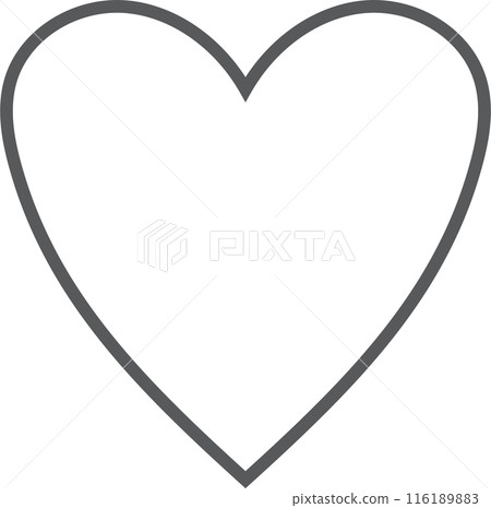 Set of heart shape hands drawn icons vector Set of heart shape hands drawn icons vector 116189883