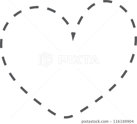 Set of heart shape hands drawn icons vector Set of heart shape hands drawn icons vector 116189904