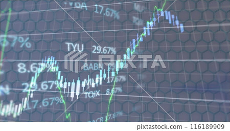 Image of financial data processing over statistics Image of financial data processing over statistics 116189909
