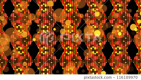 Image of glowing spots of lights over colorful background 116189970