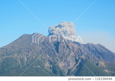 Sakurajima erupting 116190046