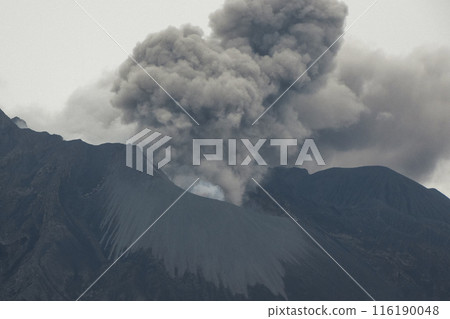 Sakurajima erupting 116190048