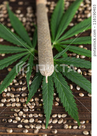 Blunt, Cbd,  Marijuana bud with cannabis 116190403