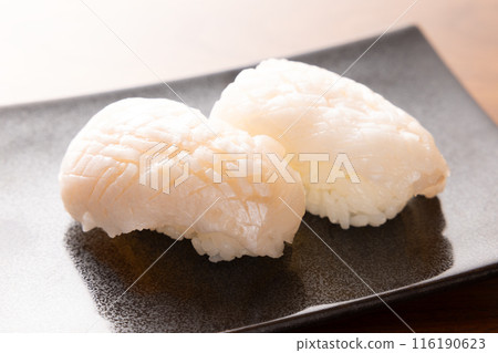 Delicious flounder sushi 116190623