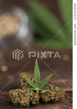 Cannabis and marijuana buds, weed cbd Cannabis and marijuana buds, weed cbd 116191609