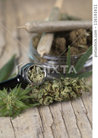 Blunt, Cbd cannabis hemp buds 116191611