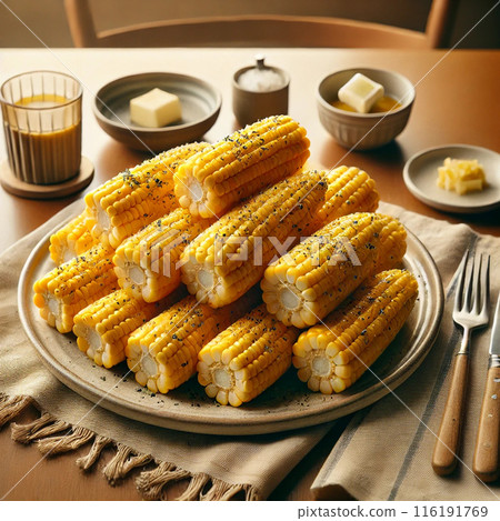 Grilled corn 116191769