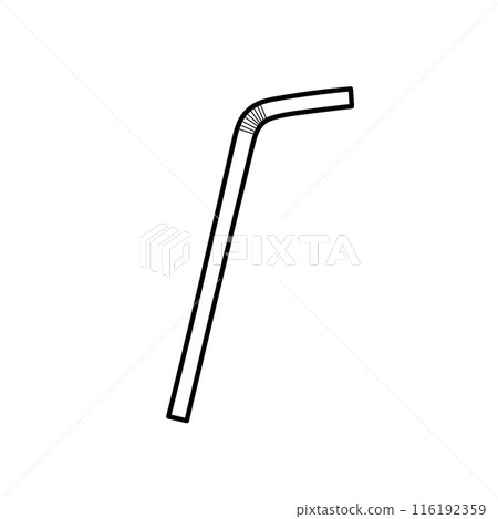 可彎曲吸管的插圖 可彎曲吸管的插圖 116192359