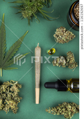 Cbd cannabis hemp buds, Blunt 116192697