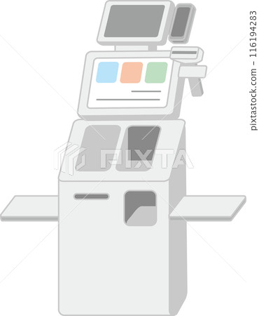 Self-checkout_automatic payment machine 116194283