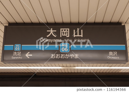 Ookayama Station sign 116194366