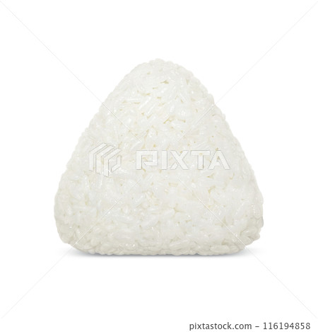 Onigiri illustration, realistic, white background 116194858