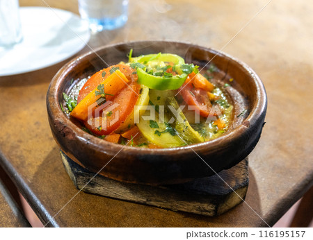 Moroccan Tajine Meat Stew, Traditional Morocco Tagine, Arabic Marqa, Moroccan Lamb Tagine Moroccan Tajine Meat Stew, Traditional Morocco Tagine, Arabic Marqa, Moroccan Lamb Tagine 116195157