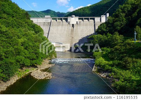 Bank of the Satsunai River Dam Bank of the Satsunai River Dam 116195535