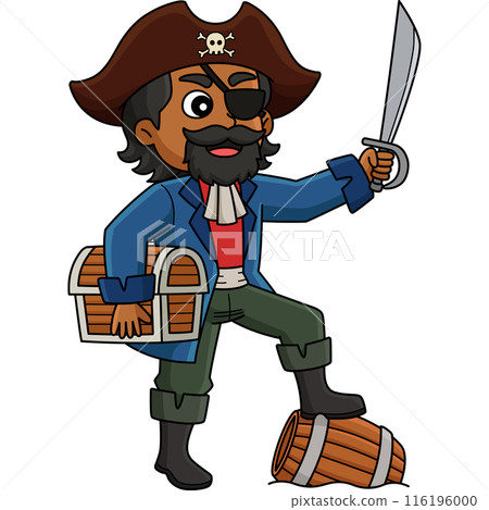 Pirate Holding a Sword Cartoon Colored Clipart Pirate Holding a Sword Cartoon Colored Clipart 116196000