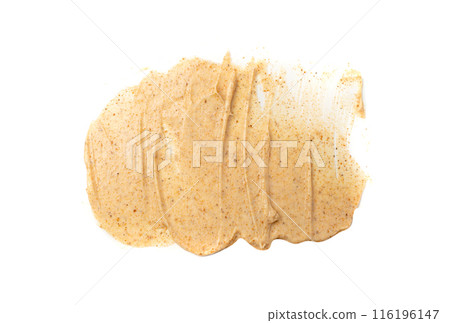 Apricot Scrub Smear Isolated, Body Peeling Cream Sample, Organic Exfoliate Face Mask, Sugar Scrub Smear Apricot Scrub Smear Isolated, Body Peeling Cream Sample, Organic Exfoliate Face Mask, Sugar Scrub Smear 116196147