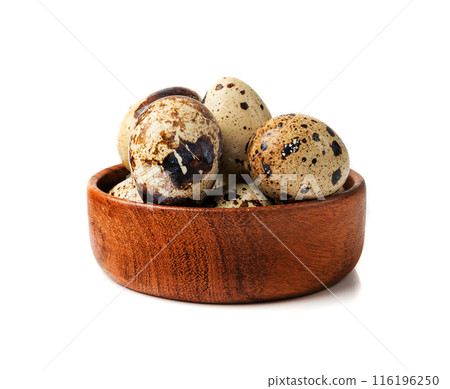 Quail Eggs, Diet Egg, Healthy Breakfast, Natural Organic Nutrition, Salad Ingredient Spotted Quail Egg 116196250