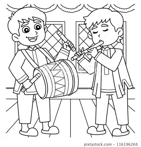 Diwali Festival Playing Instruments Coloring Page Diwali Festival Playing Instruments Coloring Page 116196268