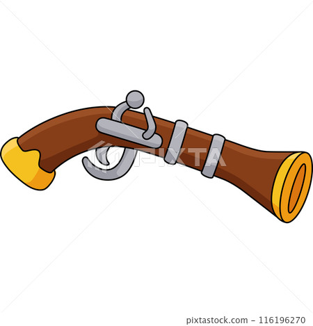 Pirate Flintlock Pistol Cartoon Colored Clipart Pirate Flintlock Pistol Cartoon Colored Clipart 116196270