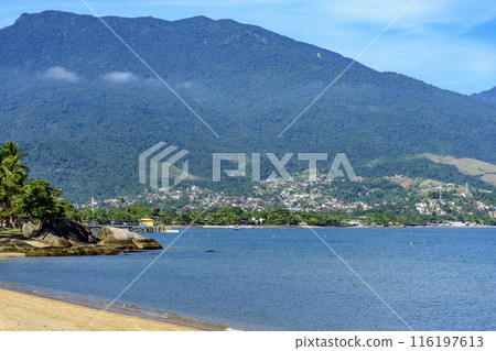 City of Ilhabela surrounding the sea City of Ilhabela surrounding the sea 116197613