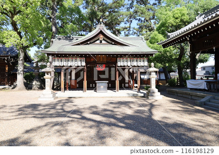 大阪市住吉大社境內瀨社市惠比壽大黑社風景 大阪市住吉大社境內瀨社市惠比壽大黑社風景 116198129