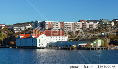 Kristiansund landscape, Norwegian town coastal view 116199076