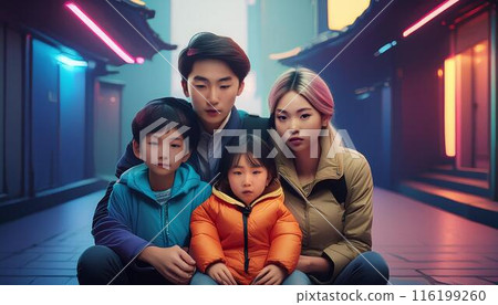Sad family 116199260