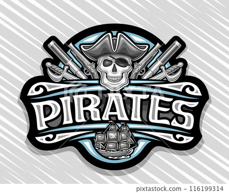 Vector logo for Pirates Vector logo for Pirates 116199314