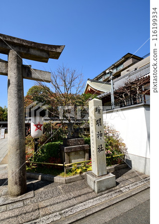 Seimei Shrine, Kyoto Prefecture, Monument to the shrine, Onmyoji Abe no Seimei, and the spirit of the deity Seimei-cho, Kamigyo-ku, Kyoto City Seimei Shrine, Kyoto Prefecture, Monument to the shrine, Onmyoji Abe no Seimei, and the spirit of the deity Seimei-cho, Kamigyo-ku, Kyoto City 116199334