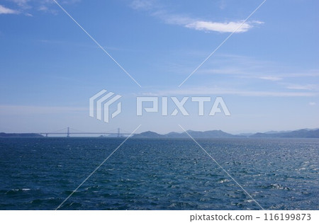 Awaji Island, Hyogo Prefecture - View of the Onaruto Bridge from the Ocean Observation Plaza 116199873