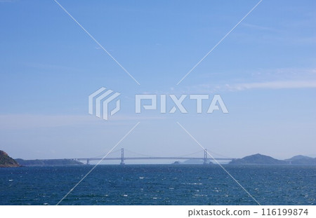 兵庫縣淡路島 - 從海洋觀測廣場眺望大鳴門大橋 兵庫縣淡路島 - 從海洋觀測廣場眺望大鳴門大橋 116199874