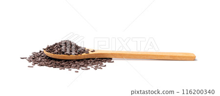Chocolate Sprinkle Pile Isolated, Candy Sprinkles Flakes, Sweet Brown Flakes Glaze Decoration Chocolate Sprinkle Pile Isolated, Candy Sprinkles Flakes, Sweet Brown Flakes Glaze Decoration 116200340