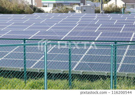 Utilizing the blessings of nature Solar panels 116200544