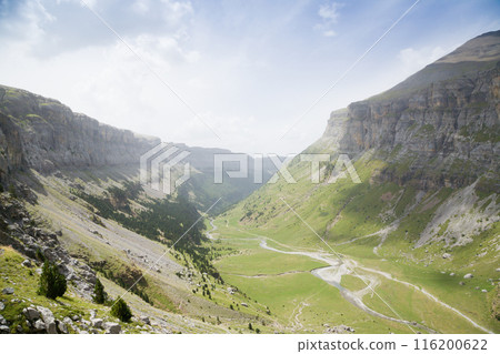 Ordesa Monte Perdido National Park, view. Pyrenees, Spain 116200622