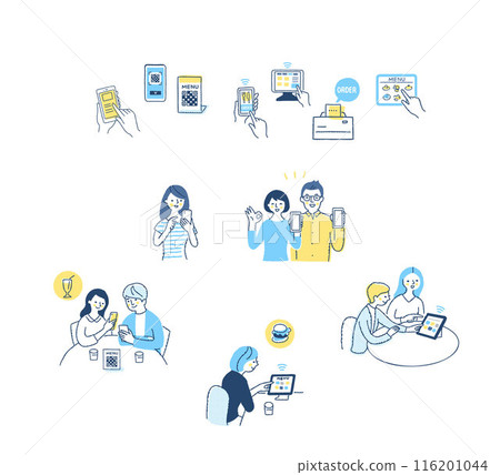 智慧型手機和平板電腦上的自助點餐系統 116201044